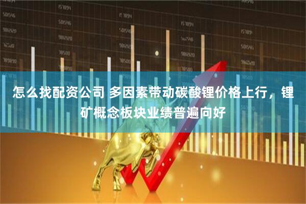 怎么找配资公司 多因素带动碳酸锂价格上行，锂矿概念板块业绩普遍向好